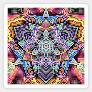 Mandala Hand-Drawn 4 : Yin Sticker